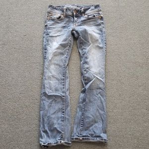 American eagle kick boot super stretch 0 jeans